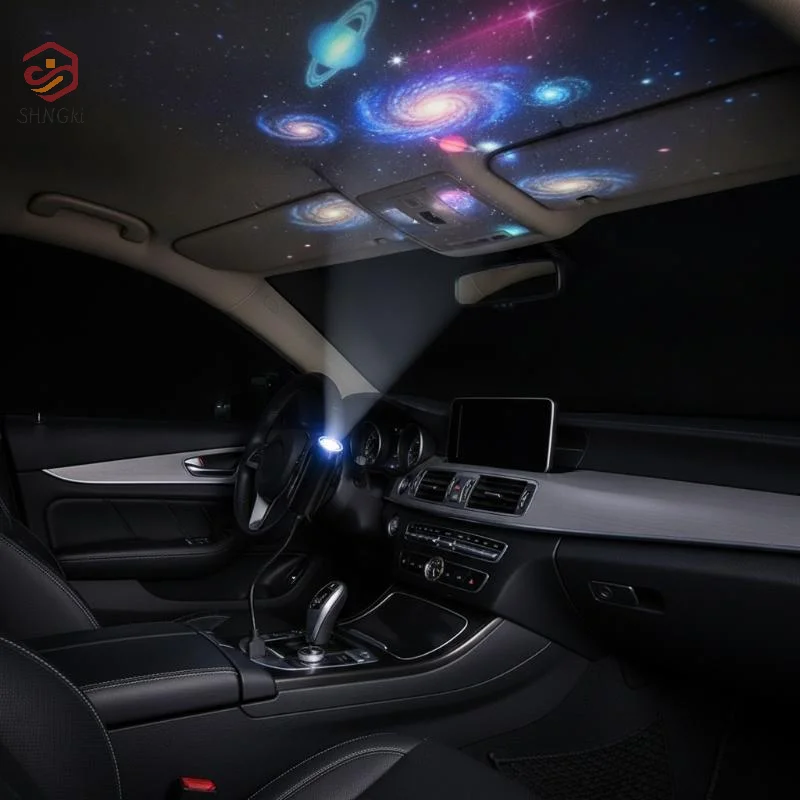 USB Galaxy Star Projector Light Atmosphere Night Light Rotatable Scenes Projector For Wall Ceiling Decor Lighting