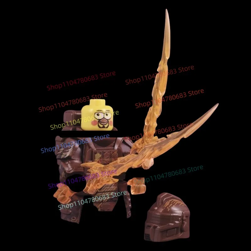

MOC Building Block Combat Armor Mini Figure Assembly Model Display Anime Cartoon Gift Decorative Toy Collectible