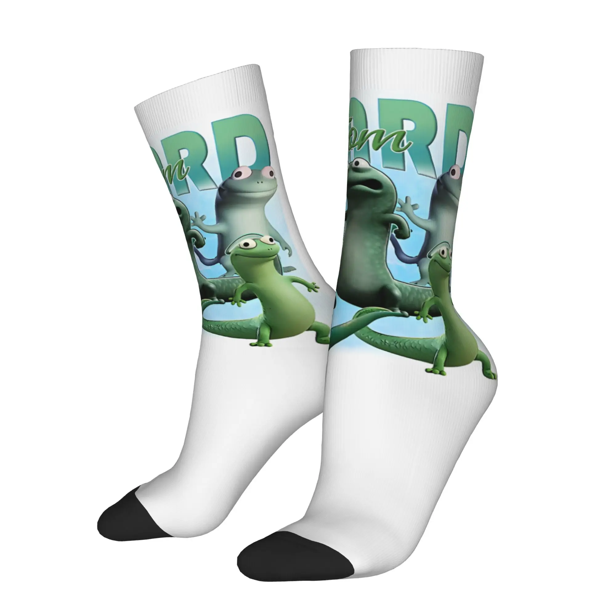 

Забавные носки с принтом Том Лизард и Хопперс из фильма, винтажный бесшовный узор, мужские повседневные носки-кроссоверы