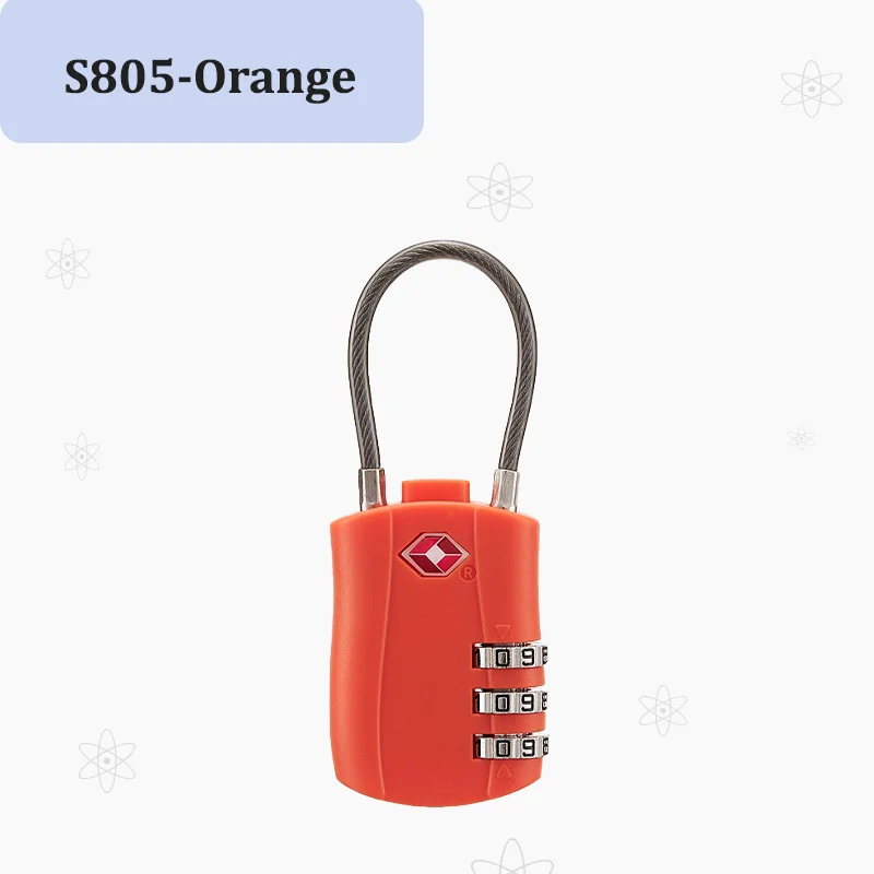 For S805 Portable Mini Combination Lock Compact Padlock With anti-theft Features Small Size Versatile Applications Durable