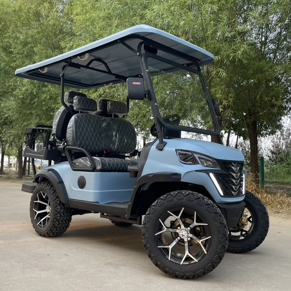 Dylante 4 6 Seaters Off Road Luxury Sports Car Club Car Off Road Buggy Wholesale Lead Acid Battery Electric Golf Cart