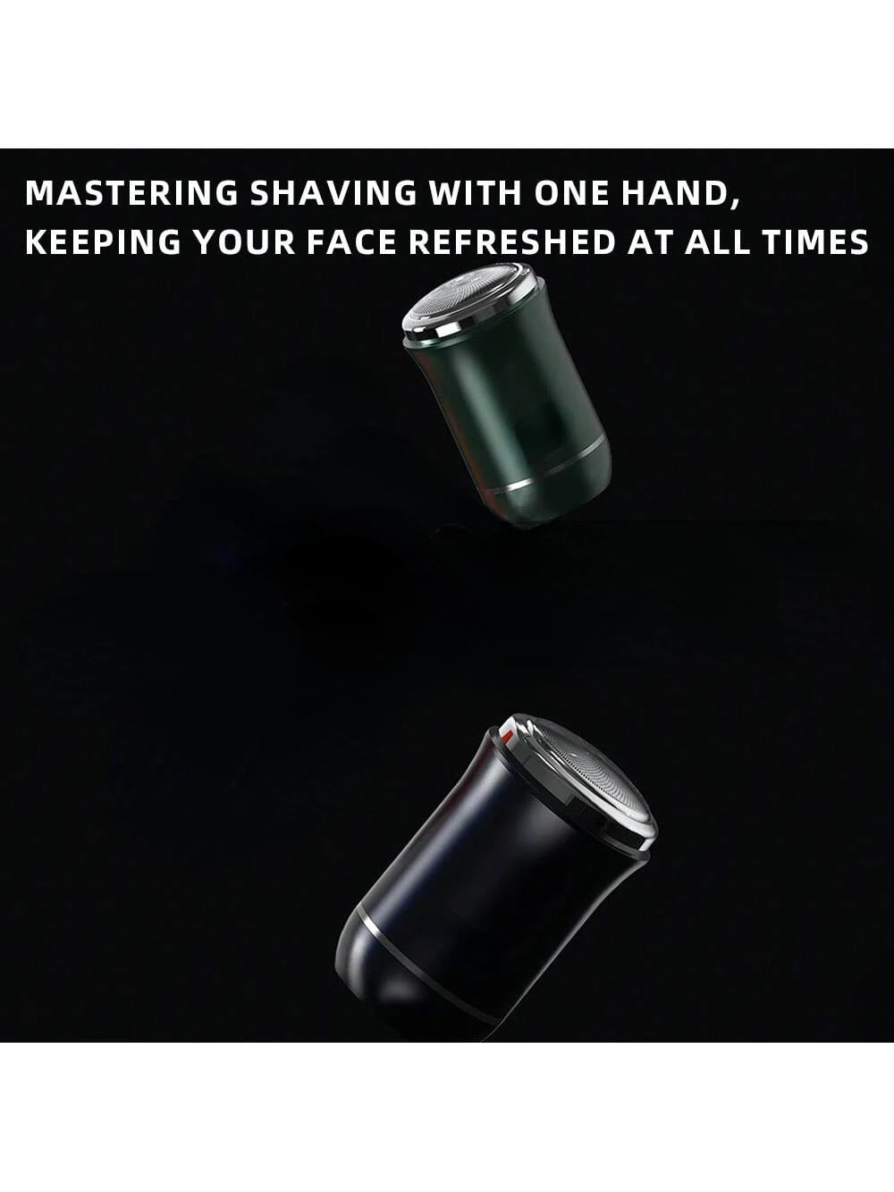 Портативная бритва POVOS, легкий и удобный для путешествий триммер для бороды для мужчин, подарок парню или мужу, PQ1000