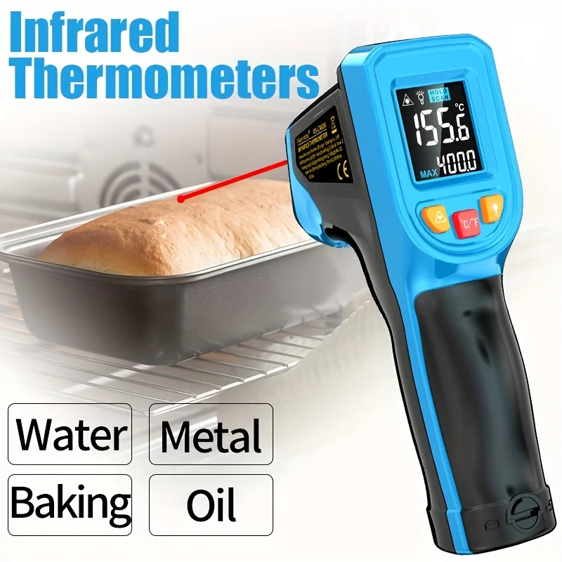 

High-precision Infrared Thermometer for Temperature Measurement of Industrial, Water, Oil, and Kitchen Baking