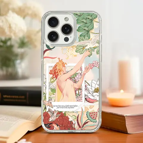 Collage estetico ART Custodia magnetica per telefono Venus per iPhone 16 pro max 15 Plus 14 13 12 Mini 11 Custodia trasparente