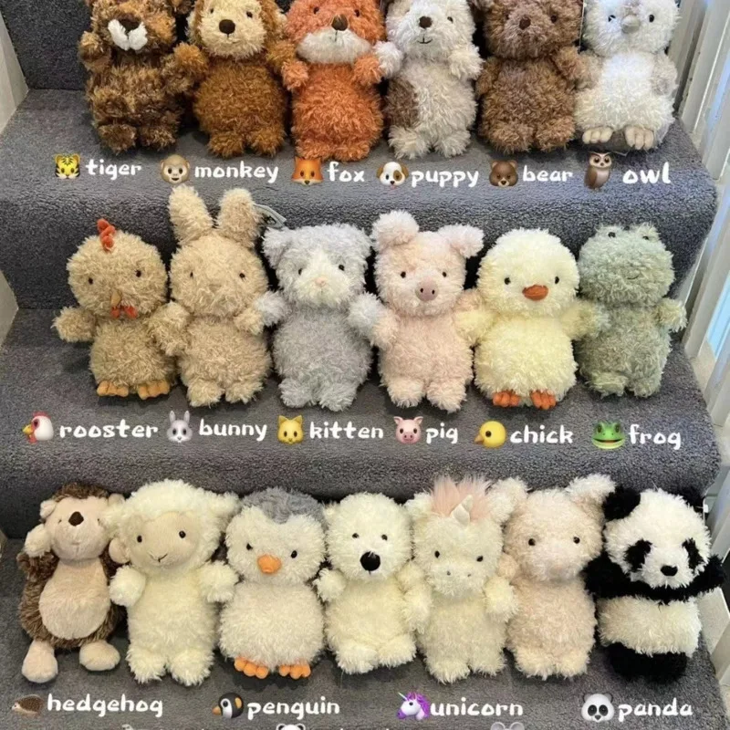 18cm Jellycated Plushies macios e com textura agradável Stuffed Animals Animal-themed Fluffy Toys Boneca Masculina Menina Plush Toy Gift