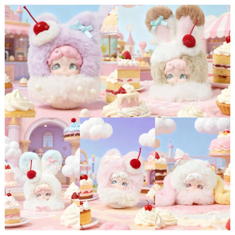 Lucky Deer Nai Goodnight Bunny Plush Ice Series Plush Blind Box Pendant Creative Doll Figurs Cute Ornaments Girl Christmas Gifts
