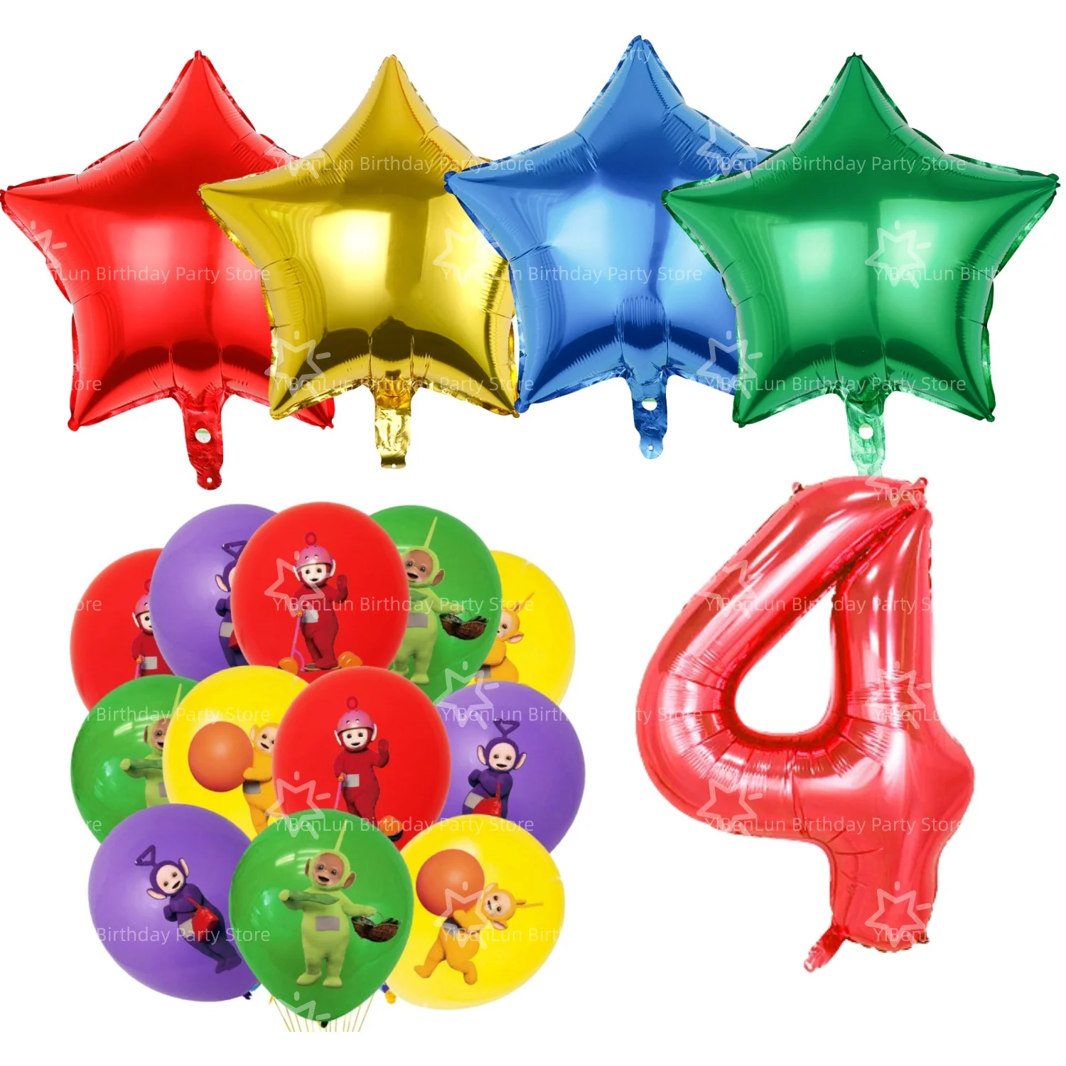 Tinky Winky Verjaardagsfeestje Decoratie Antennababy Po Wegwerp servies Tafelkleed Bord Beker servet Kinderfeestje Gunsten Benodigdheden