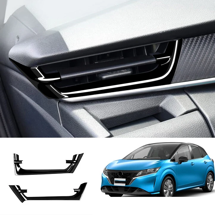 For Nissan NOTE E13 2020-2023 ABS Black Color Interior Accessories Center Console Gear Armrest Box Panel Cover Trim Accessories