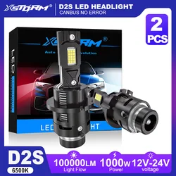 XSTORM D2S D4S LED Headlight Canbus Car Headlights Bulbs D3S D1S LED Lights High Power 1000W 100000LM Turbo Lamp 6000K Plug&Play