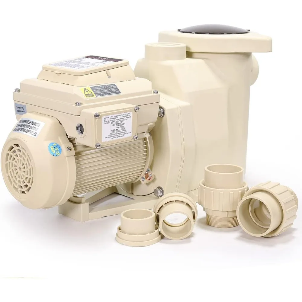 

High-Flo Swimming Pool Pump Inground 1.5HP Variable Speed 230V, Energy Star Certified With 1.5" / 2" Fitting Included