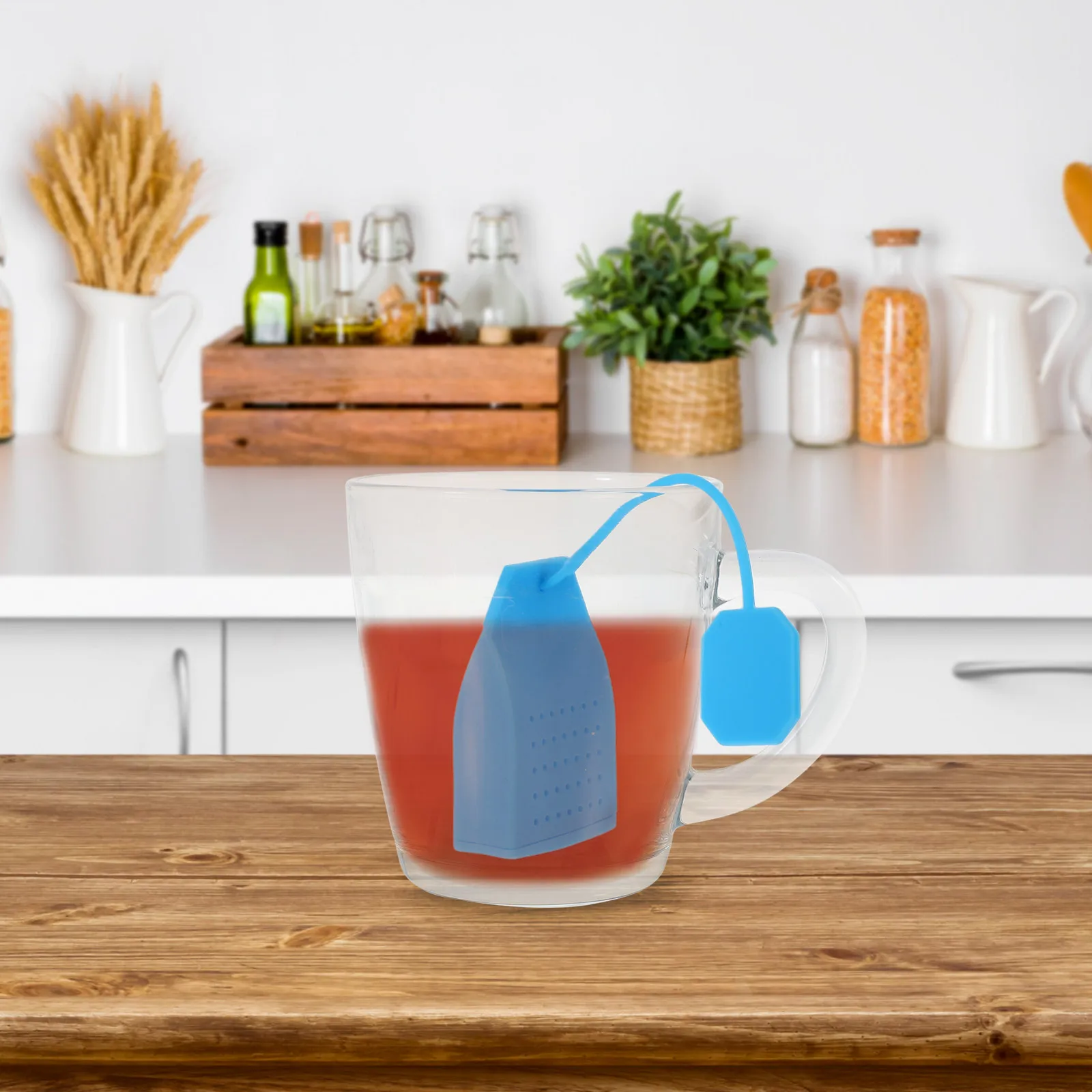 

6pcs Silicone Tea Infuser Loose Leaf Strainer Heat Resistant Easy Clean Reusable Tea Filter For Home Restaurant Kitchen