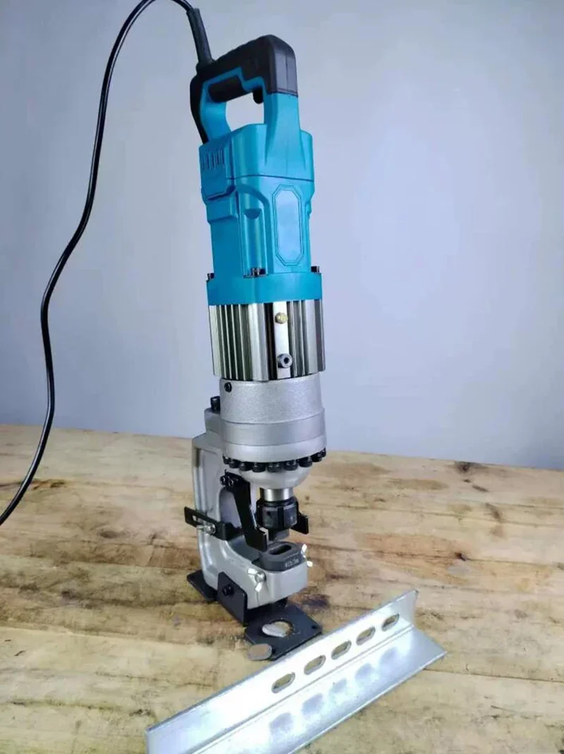 25-type Electric Hydraulic Punching machine 10mm thick Angle Steel/Channel Steel/Stainless Steel Puncher Thickened Mold Durable