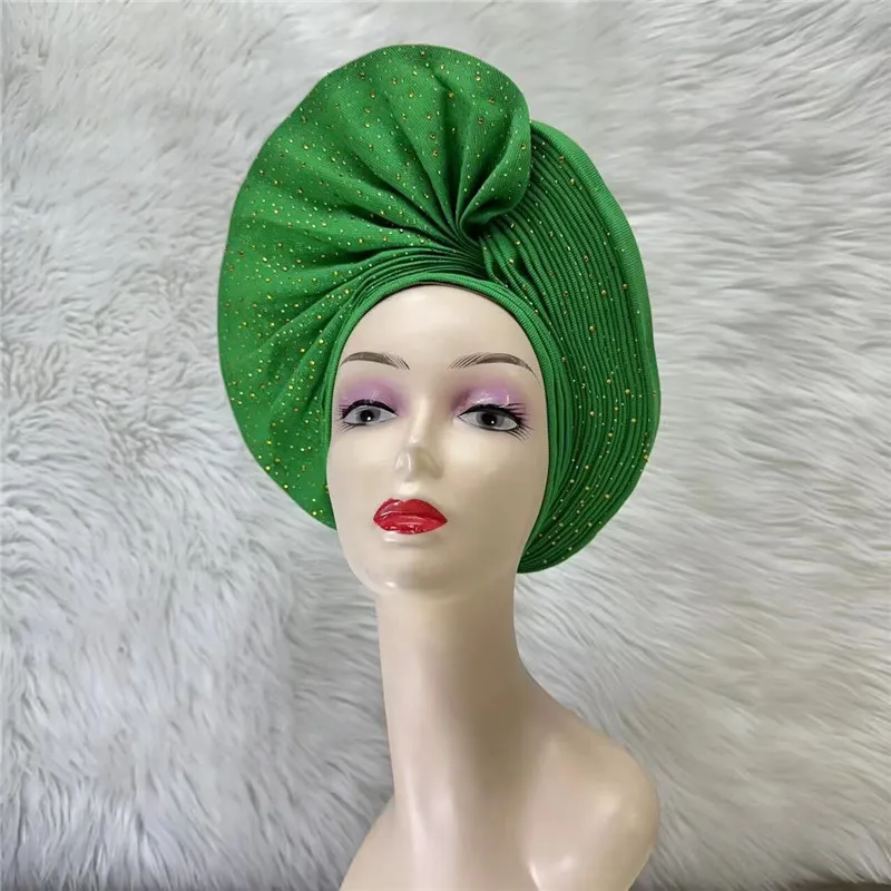 

African wedding headband for women, self made nigerian gel, gel hele turban aso ebi, wedding headband 7L031502