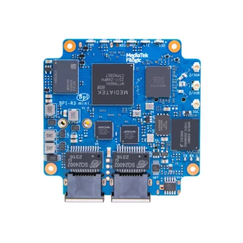 2026 f Banana Pi BPI-R3 Mini Router board with MediaTek MT7986(Filogic 830),support Wi-Fi 6, 2 2.5GbE network Development Board