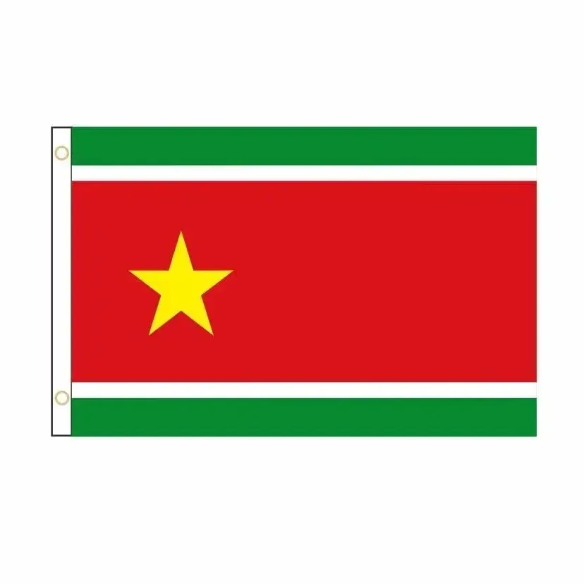 Suriname Flag Activity Decorative National Banner Printed Polyester Suriname Flag Outdoor Decor 90x150cm