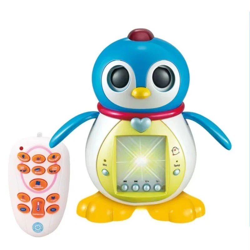 Intelligent Cartoon Electronic Recording Story Talking Remote Control Penguin Robot Toy