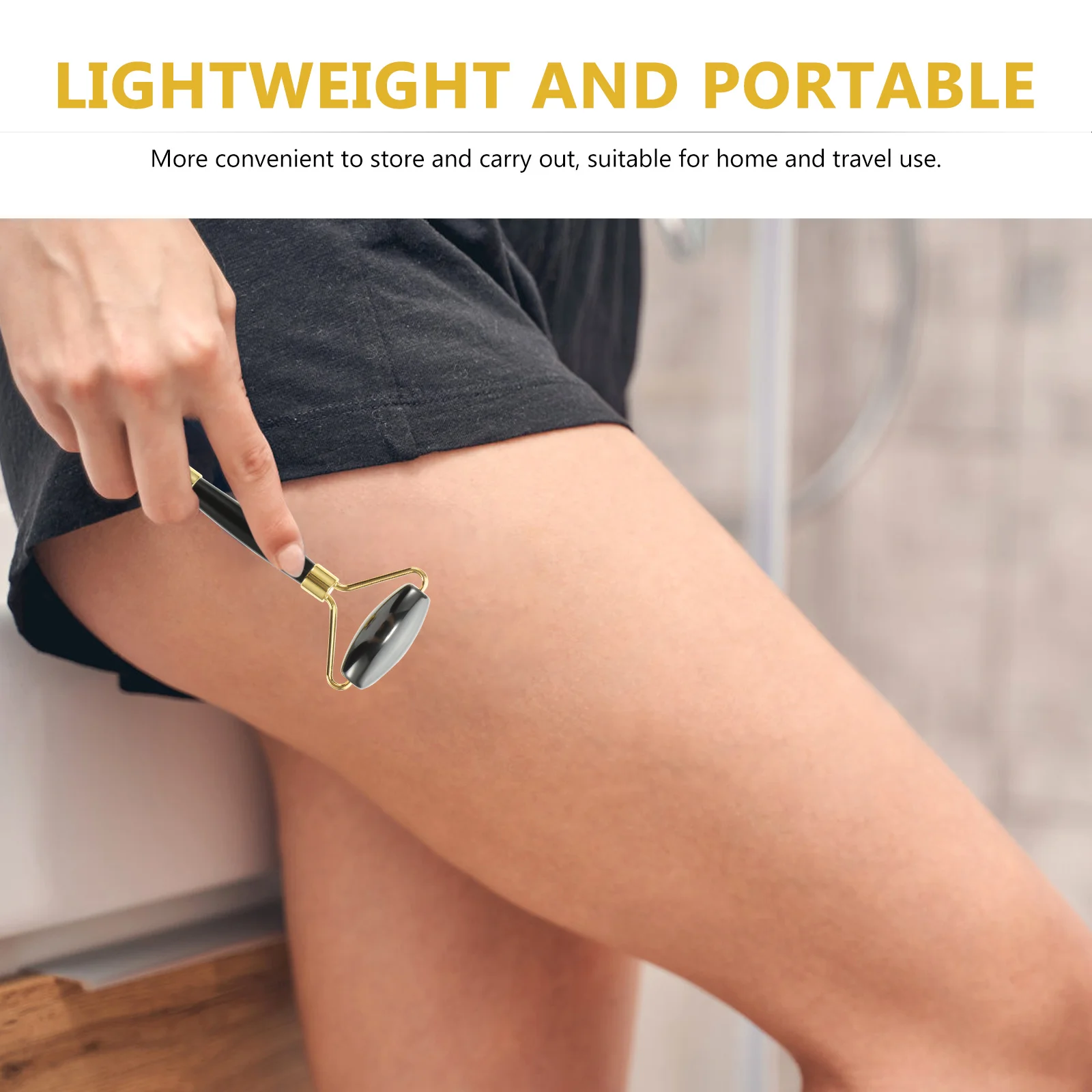 

Набор для массажа из 2 предметов: массажеры для лица с гладкими краями для подтяжки кожи, компактные портативные инструменты для гуаша и скребков для тела