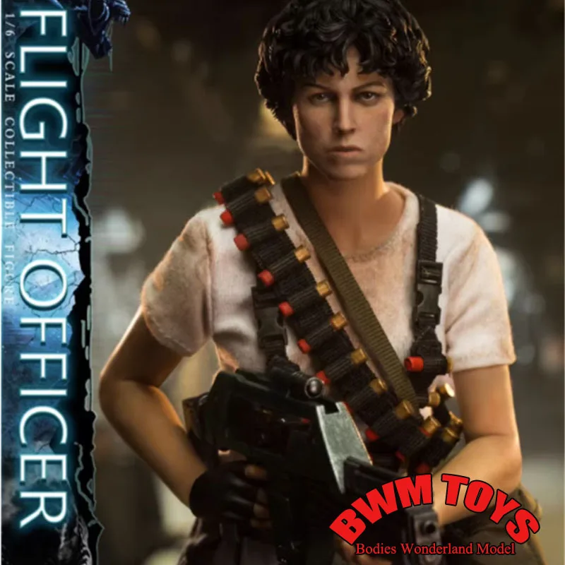 Juguetes de regalo PT-sp60 1/6 1/6, películas de terror espaciales coleccionables, oficial de vuelo femenino, Ellen Ripley, conjunto completo de figuras de acción de 12 pulgadas