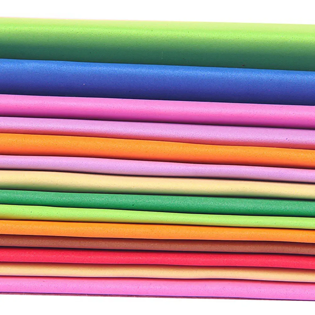 20Sheets Eva Sponge Paper 1Mm Thick Premium Handmade Sheets DIY Scrapbooking Craft Material Safe Odorless School Office