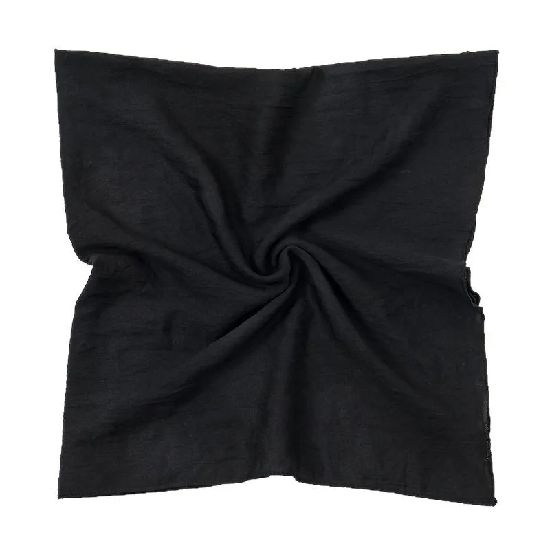 Selendang Gaya Etnik yang Laris Manis, Vintage Musim Semi, Syal Persegi Warna Polos yang Literer dan Artistik, Jilbab Modis dan Elegan