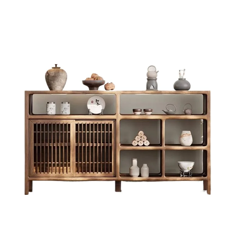 

Простые китайские шкафы для гостиной, коричневые классические шкафы для гостиной из цельного дерева, экономия места, мебель для дома Woonkamerkasten