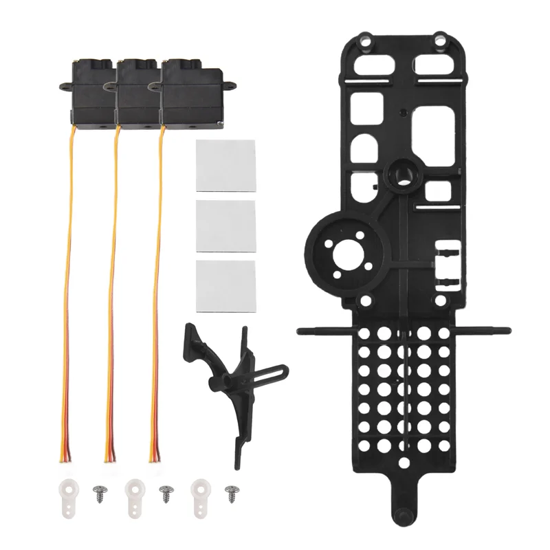 

A45F-1 Набор XK K110 Обновление K110S Основная рама сервопривода и пластина сервопривода для Wltoys XK K110 K110S Детали для обновления радиоуправляемого вертолета
