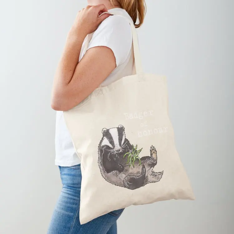 Blaireau - S??rie animale Tote Bag shopping bags foldable Women's shopping bag the tote bag