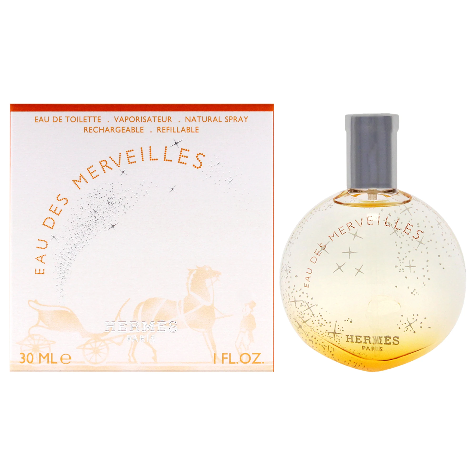 Eau Des Merveilles от Hermes для женщин — спрей EDT на 1 унцию (восстанавливаемый)
