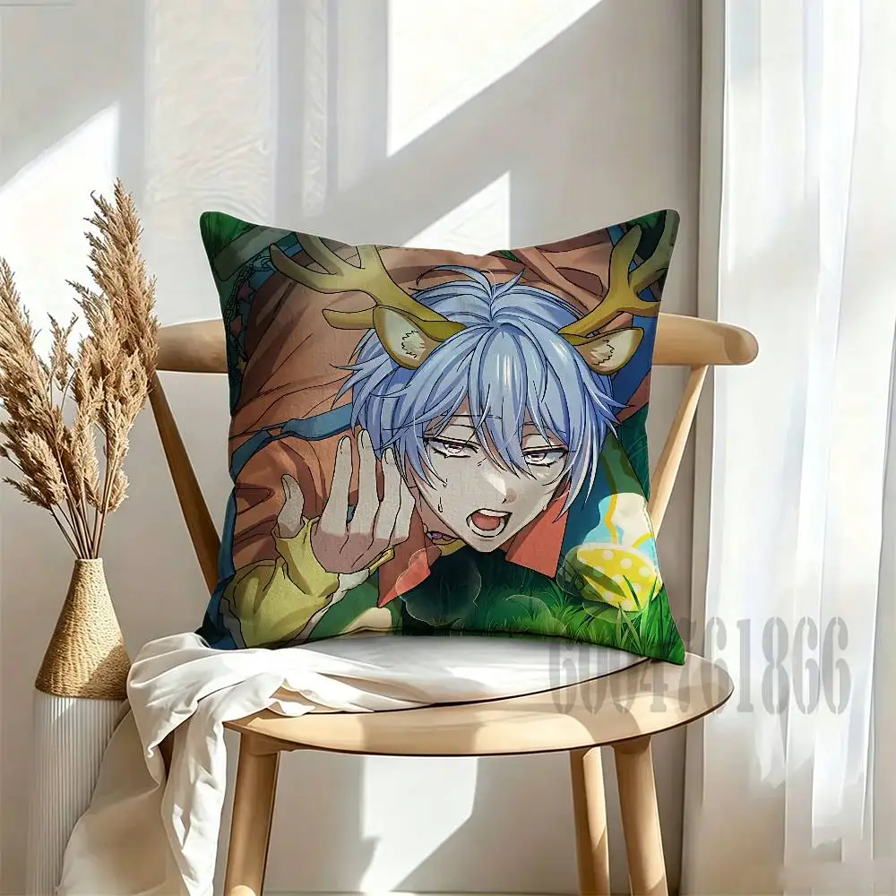 Otonashi Towa Anime Celebrity Merchandise All-Match Printed Pillow Case Sofa Car Office Room Decoration Protector