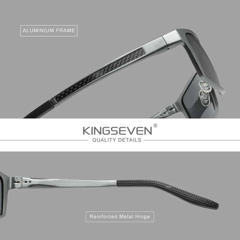 KINGSEVEN marque mode hommes femmes lunettes de soleil sur Prescription carré myopie hypermétropie lunettes lentille optique lunettes décontractées