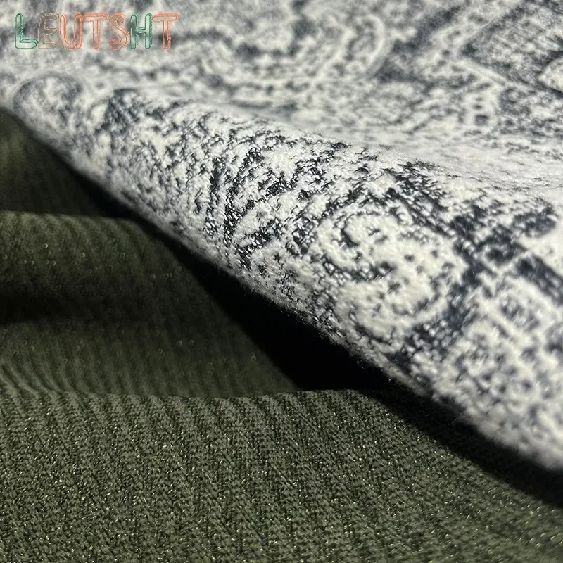 

Chenille Blackout Curtains for Living Room Bedroom Modern Simple Black and White Gray Jacquard Window Curtain Yarn House Decor