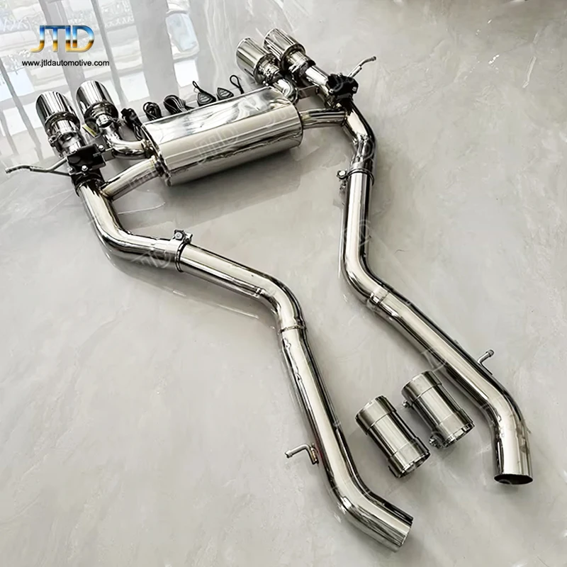 JTLD High Quality  Valvetronic stainless Steel Exhaust 89mm single Middle  Pipe rear pipe exhaust catback  For BMW M2 G87 2022+