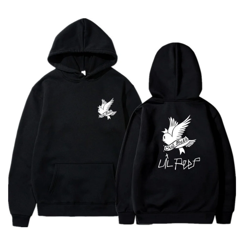 Sudadera con capucha versátil informal de moda para hombre y mujer de la marca Singer Lil Peep, para primavera y otoño