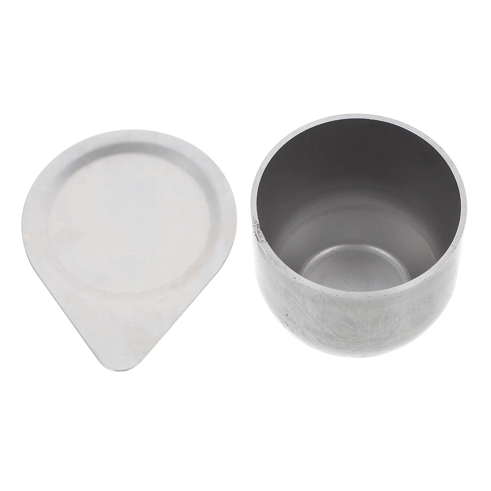 30ml Laboratory Iron Crucible Experiment Labs Crucible With Lid  Iron Cup For Laboratory Smelting Multipurpose  Melting Crucible