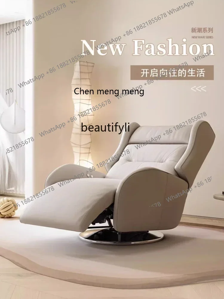 

32 Single Sofa Electric Recliner Lazy Multifunctional Leather Recliner Rocking Chair Couch