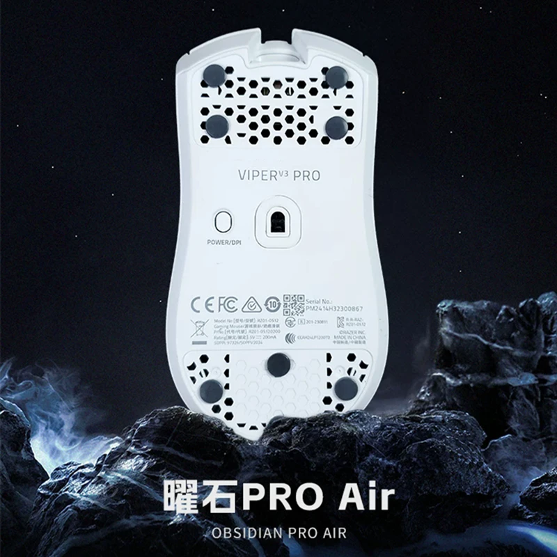 Obsidian Pro Air Small Round Dots Mouse Feet Skates UPE Material Noise Reduction Wear-resistant Universal DIY Glides