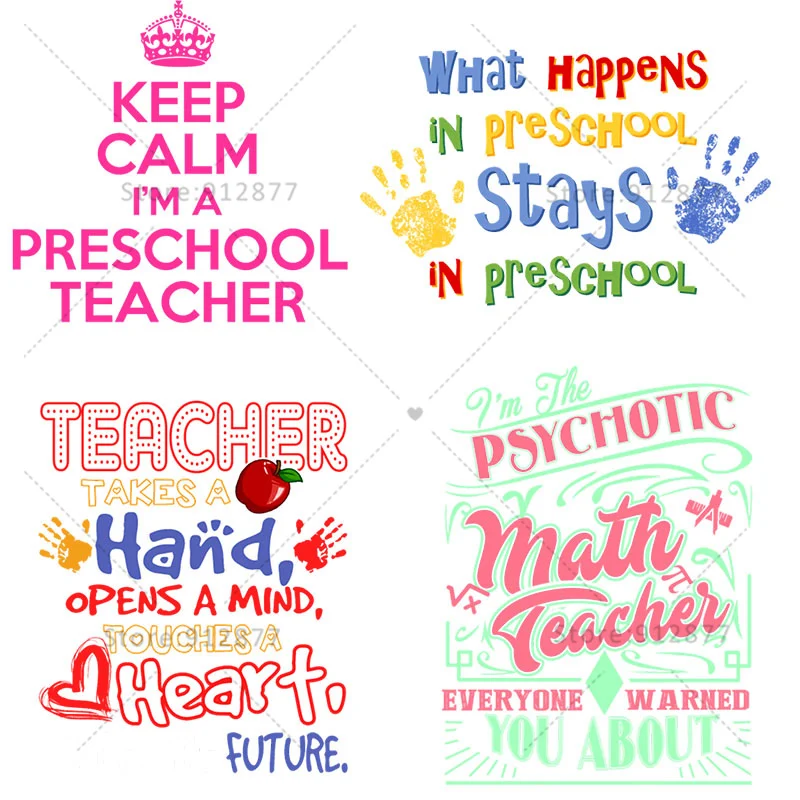 Heat Transfers Keep Calm I Am A Preschool Teacher Proud To Be A Teacher Strong Inspiring Special Education Teacher DTF Print