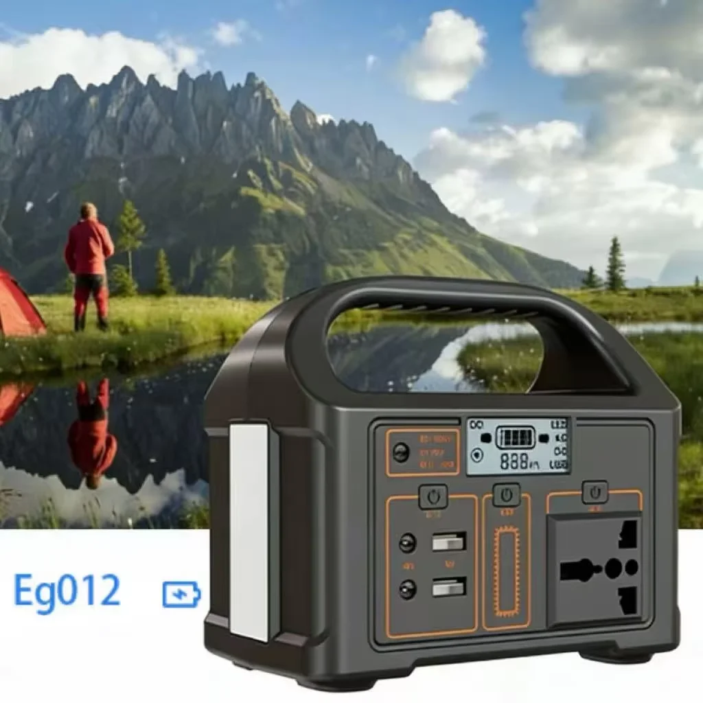 Portable 100W Mobile Solar Panel Car Outdoor 300W Home Emergency Lighting Air Compressor RV Port LiFePO4 Battery Modified Sine