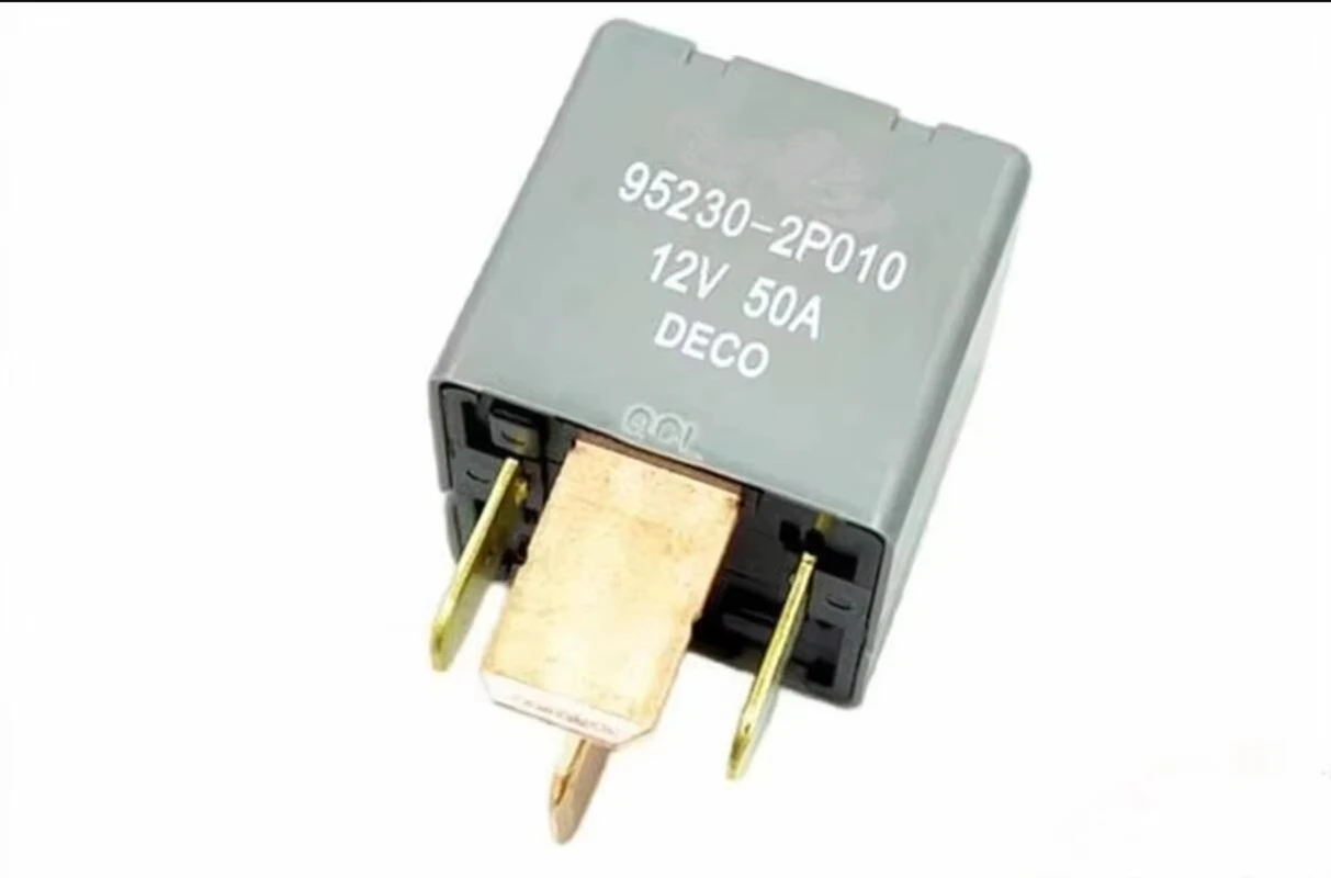 2PCS  95230-2P010 12VDC 4Pin Automotive Relay 50A SPST NO High Current Fuel Pump Fan Plug-In Relay
