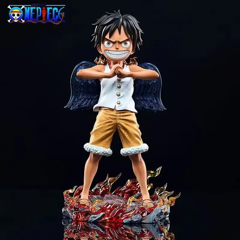 

Коллекционная фигурка One Piece Серафим Луффи, 17 см, ПВХ, готовая окрашенная модель, аниме-статуэтка, украшение для рабочего стола