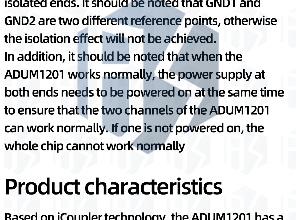 Der magnetische Isolator MCU1201 ADUM-1201 ADUM1201ARZ ersetzt den Fotokoppler für Arduino – Detail 25