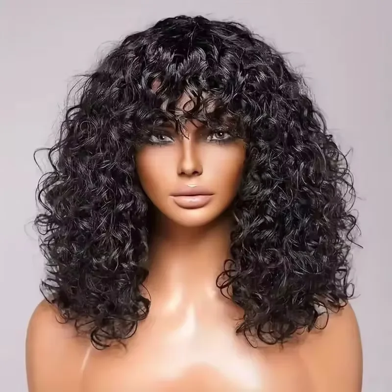 Wig Bob Keriting Rambut Manusi - Hair Care Women ulasan dan harga