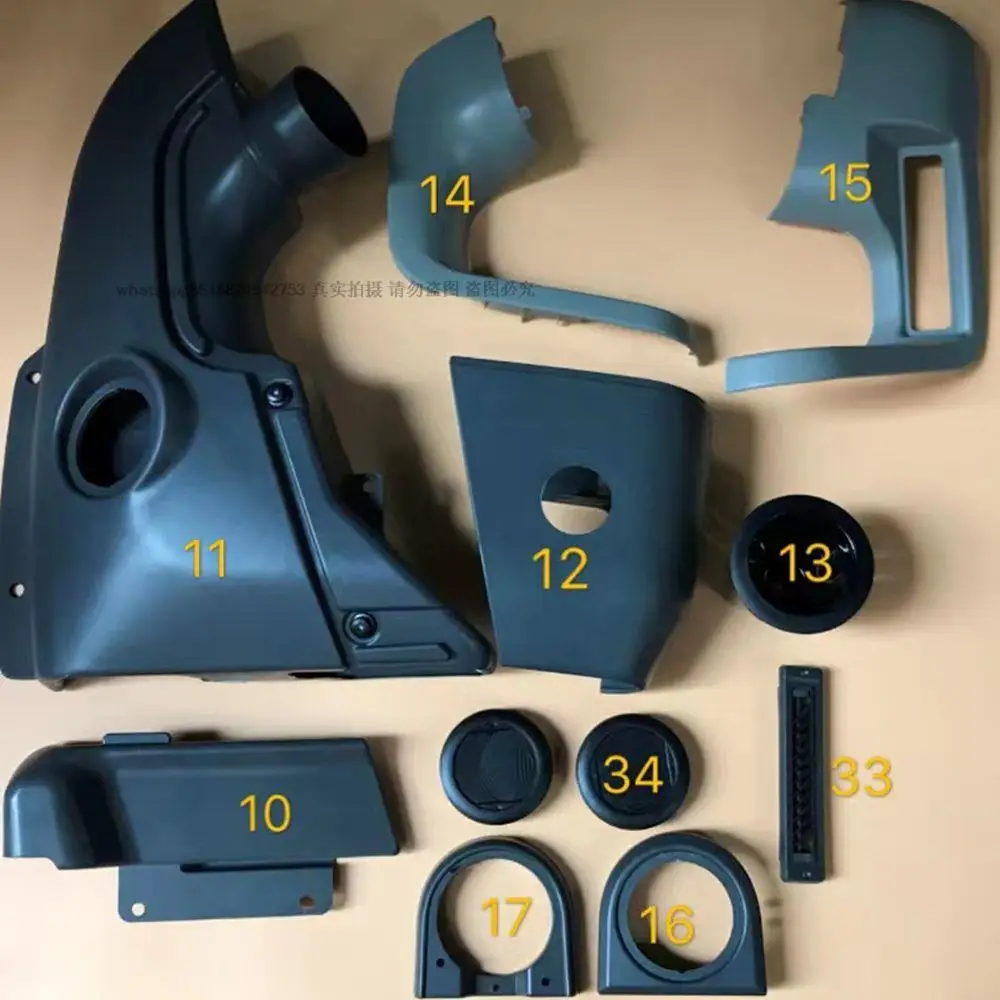 Excavator For CAT 320D 324D 329D 336D Cab Dashboard Interior Trim Panel Accessories