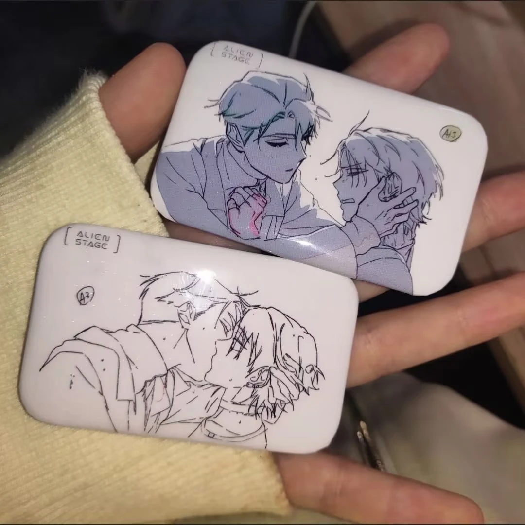 

Чужой этап: до ivan, с высоким уровнем внешнего вида, изготовленный своими руками закругленный угол, квадратный стержень, жесть, значок, украшение подарка