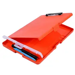Doctor File Organizer 3-in-1 File Folder Organizer with Lock Non-slip Clips Hanging Holes Clipboard Pencil Case for Office