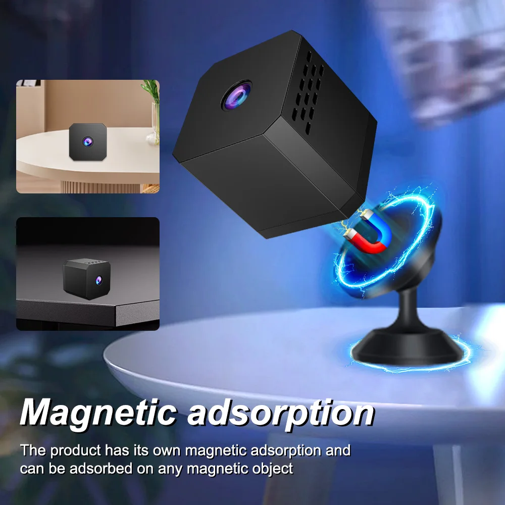 Caméra Intelligente 360° avec AI, Rotation Auto, Suivi Visage, Contrôle Bluetooth APP, Changement Horizontal/Vertical pour Streaming en Direct