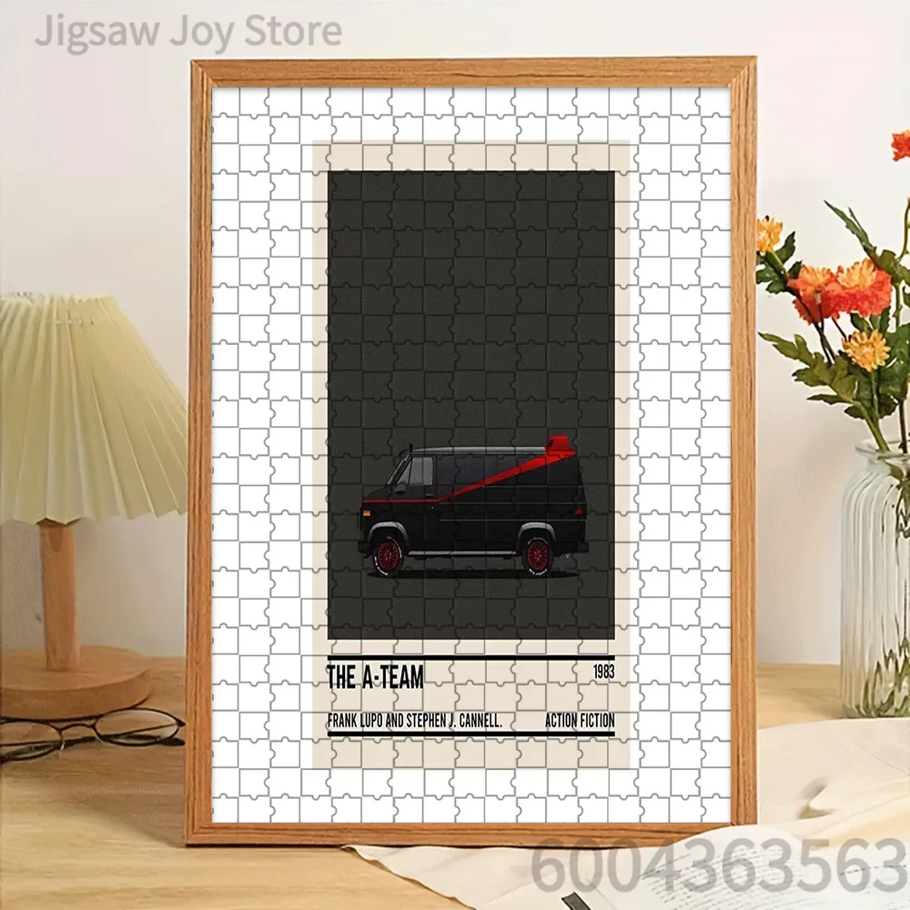 

Классический бумажный пазл «Отряд А» 1983 года, ретро-модель автомобиля из телешоу, для взрослых, креативный DIY-пазл для дома