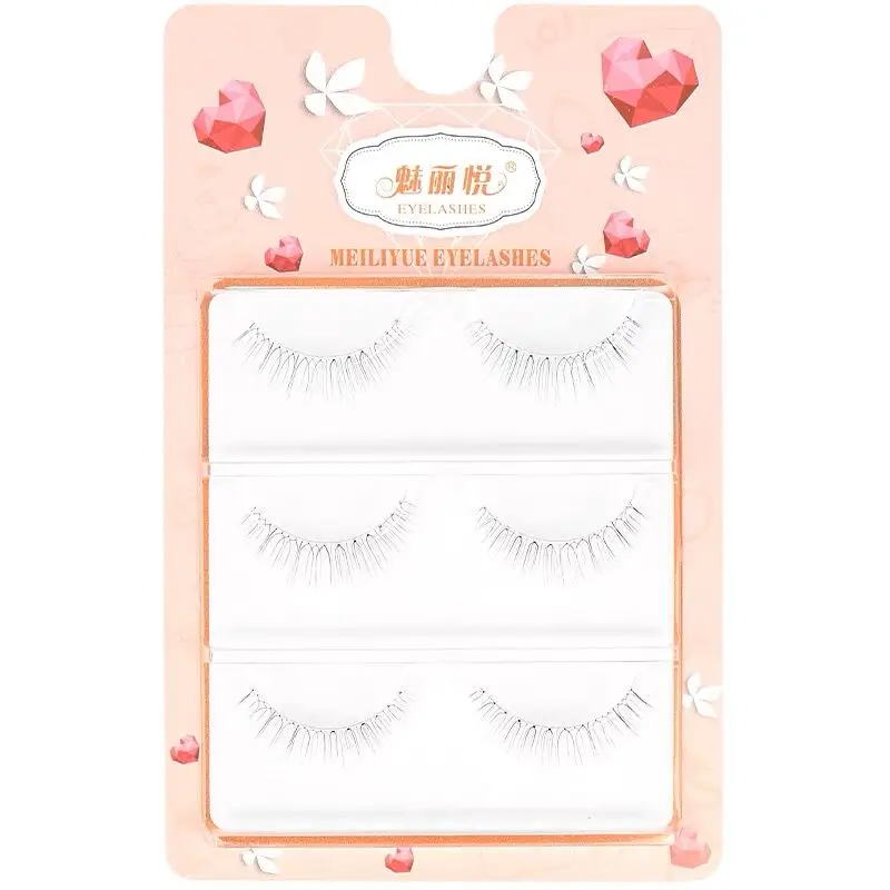 903 Ultra-fine False Eyelashes 0.03 Material Plain Nude Eye Lashes Hand Sharpened Natural Air Eyelashes Extended Makeup Tools