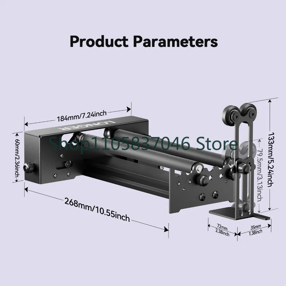 Drum component (drum+bracket)