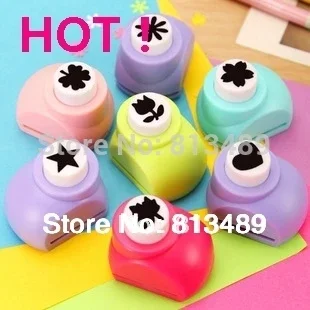 Hot Sale 10mm 30pcs/lot Craft Paper Punch Shaper Scrapbooking Punches Novelty Scrapbook Tools Children DIY Toy Mini Paper Punch